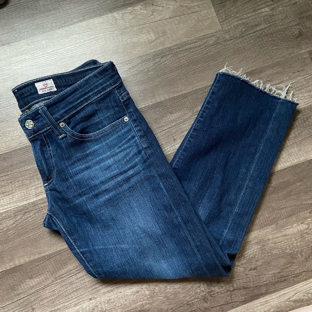 Adriano Goldschmied Tomboy Crop Straight Leg Jeans - Picture 1 of 5